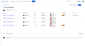 Organize all your team's meetings in a single place.